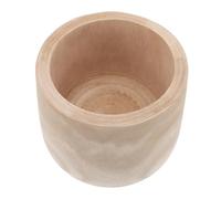 SHINEOFI Bol Décoratif en Bois Rond 21 X 19 Cm Bol pour Comptoir Cuisine et Centre de Table Vide-poches D’entrée Bords Polis Multifonction pour Salon et Bureau