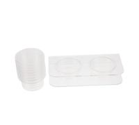 SHINEOFI Bol Mangeoire Reptile avec Ventouse Transparent et Facile à Nettoyer Récipient Eau et Nourriture pour Gecko et Autres Reptiles avec Bols