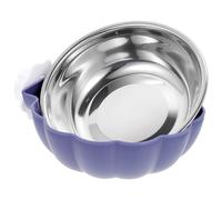 SHINEOFI Bol Suspendu en Acier Inoxydable pour Chiens, Gamelle Résistante et Sécurisée Capacité Suffisante pour Alimentation Quotidienne, Accessoire pour Animaux