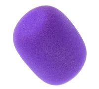 SHINEOFI Bonnette Anti-vent En Mousse Pour Microphone Portable, Protection Antidérapante Renforcée, Lavable Et Réutilisable, Taille Standard, Couleur Violet, Adaptée Karaoké Et Usage Domestique