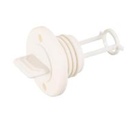 SHINEOFI Bouchon de Vidange Bateau Rond Blanc en Plastique pour Kayak et Canoë