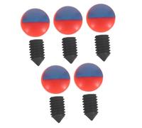 SHINEOFI Bouchon pour Robinet D'évier Cuisine en Abs avec 5 Vis M5*8 et ache-trou Élégant pour Poignée de Robinet de Lavabo