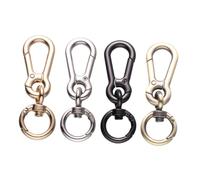 SHINEOFI Boucles de Corde Métal pour Laisses de Chien, Accessoires Paquet en Alliage de Zinc, Lot de 3 Pièces Noir Gun, Usage Quotidien, pour Propriétaires d'animaux