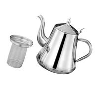 SHINEOFI Bouilloire en Acier Inoxydable Infuseur Pratique et Résistance aux Odeurs 2000ml Théière Métal Moderne Design Généreux pour Préparation de Thé la Maison
