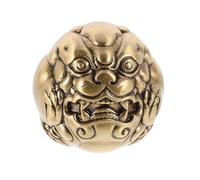 SHINEOFI Boules de Baoding en Laiton pour Massage et Exercice des Mains, Style Chinois, Symbole de Richesse et Chance, Adaptées le Travail les Déplacements