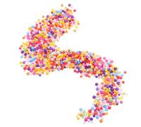 SHINEOFI Boules de Mousse Colorées pour Bricolage DIY Mini Billes Légères et Résistantes Accessoires Artisanat Garçon Fille et Adultes Décoration