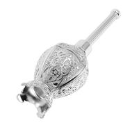 SHINEOFI Bouteille Eau Bénite Décorative Européenne Argenté Récipient Fonctionnel pour Eau Bénite Ornement pour Bureau Maison et Festivals Catholiques