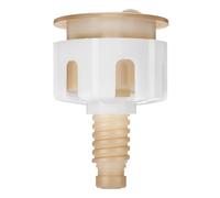 SHINEOFI Bouton Chasse Eau Double Poussoir Rond pour Réservoir Wc Installation Facile Remplacement Compatible avec Divers Systèmes de Chasse pour Salle de Bain Moderne
