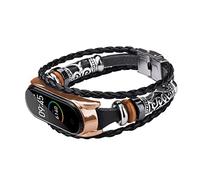 SHINEOFI Bracelet de Remplacement Métallique pour Design Rétro avec et Rose Doré Unisexe Confortable et pour Sorties Voyages