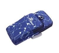 SHINEOFI Brassard Sport Étanche avec Double Poche Pochette Téléphone Portable Ajustable Léger pour Randonnée Course Fitness