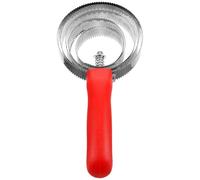 SHINEOFI Brosse à Cheval avec Anneaux Peigne de Toilettage Ergonomique pour Chevaux et Bovins Nettoyage et Grattage sans Blessure pour Animaux de Ferme