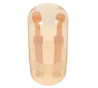 SHINEOFI Brosse à Dents pour Chien Silicone Doux Double Tête Kit Complet de Nettoyage Buccal pour Chiots et Chats Brosse Orale Manuelle pour Hygiène Dentaire des Animaux