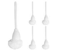 SHINEOFI Brosse de Toilette 5 Pièces Poils Doux Manche Antidérapant Nettoyage pour Salle de Bain WC Usage Domestique et Professionnel Fournitures de Nettoyage Simples et Pratiques