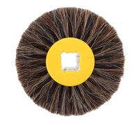 SHINEOFI Brosse Roue De Polissage Poils De Cheval Pour Tournage Et Polissage Accessoire Léger Et Portable Pour Meule Polir Et Touret Polir Pour Sculpter Et Finition Lisse