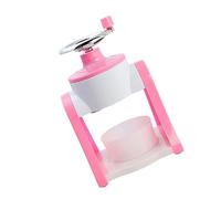 SHINEOFI Broyeur à Glace Manuel Outil de Concassage à Glace Pratique et Fiable pour Cuisine Rose