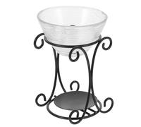 SHINEOFI Brûleur d'Arômes en Fer Verre Diffuseur d'Huiles Essentielles pour Bureau et Maison Fourneau Aromatique Décoratif Diffuseur Parfum Ambiance Ornement de Bureau Aromathérapie