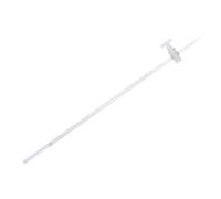 SHINEOFI Burette à Acide 10 Ml en Verre Borosilicaté Transparent Appareil de Laboratoire Chimique Résistant à la Chaleur Outil Pédagogique pour Usage Scolaire en Chimie