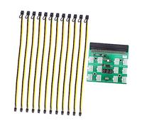 SHINEOFI Câble Alimentation pour Carte Graphique Connecteur Femelle Broches Interface Mâle à Glissière Broches Accessoire De Minage