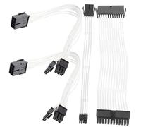 SHINEOFI Câble Alimentation Rallonge pour Pc Connecter Alimentation Carte Mère Gpu Kit Extension Câble