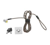 SHINEOFI Câble De Sécurité Antivol 1,9 m pour Ordinateur Portable, Serrure en Alliage De Zinc, Antivol Multifonction pour Bureau Et Maison, Compatible Notebooks Et Tablettes, Noir