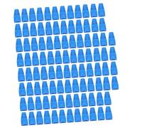 SHINEOFI Cache-câble Réseau Rj45 100 Pièces, Bottes De Connecteur Anti-pliure pour Câble Ethernet Cat5 Cat6, Protection Solide, Couleur Bleue, Usage Réseau Professionnel Et Domestique