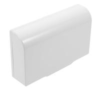 SHINEOFI Cache-Prises Étanche Double 86 Type Adhésif Blanc, Boîtier Protection Prise Extérieure Anti-Intempéries pour Interrupteur et Prises Électriques, Accessoire Sécurité Mural
