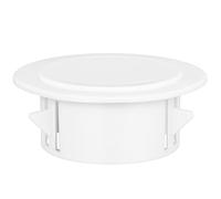 SHINEOFI Cache-trou Mural pour Climatisation 63-76 Mm, Bouchon de Ventilation en Plastique, Cache Décoratif Réutilisable pour Ouverture à Persiennes, Couverture pour Tuyau D'air et Eau,