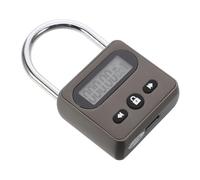 SHINEOFI Cadenas Minuteur Électronique Écran LCD Cadenas Intelligent USB Rechargeable pour Gestion Du Verrou de Minuterie Personnalisable pour Étudiants et Travailleur