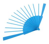 SHINEOFI Cadre D’Éventail Pliant 23 CM 14 Baleines Plastique Bleu Ciel Kit DIY pour Fabrication D’Éventail Structure Réutilisable Accessoires Créatifs pour Fête et Danse