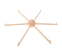 SHINEOFI Cadre de Berceau Mobile en Bois Sphérique à Six Pieds | Grain , Trous Suspendre Polyvalents, Hauteur Réglable, Support Stable pour Balcon et Extérieur