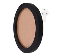 SHINEOFI Cadre Photo Mural Rond 7 Pouces Noir en Bois Naturel pour Broderie Cercle à Broder Décoratif pour Affichage Artisanal Support de Point de Croix pour Décoration Intérieure Maison