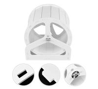 SHINEOFI Cage Créative pour Hamster en Carton Écologique 21 CM Support Blanc Roue d'exercice Résistante aux Morsures Course et Cage de Transport Accessoire Ludique pour Petits Rongeurs