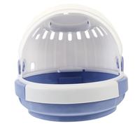 SHINEOFI Cage de Transport pour Petits Animaux et Transparente Boîte de Voyage avec Poignée Adaptée Aux Hamsters Lapins Nains et Autres Petits Compagnons