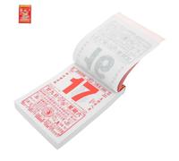 SHINEOFI Calendrier chinois à suspendre traditionnel Feng Shui - Planificateur annuel pour la maison, le bureau, les rituels quotidiens avec phases lunaires - Calendrier annuel polyvalent