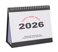SHINEOFI Calendrier De Bureau 2025-2026 18 Mois Anglais Debout À Feuilleter Petit Calendrier De Bureau Avec Jours Fériés (Juillet 2025-Décembre 2026)