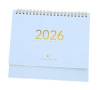 SHINEOFI Calendrier de Bureau Moyen Format Papier Résistant pour Planification Annuelle Suivi Habitudes Quotidien Organisateur de Bureau Polyvalent
