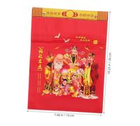 SHINEOFI Calendrier Mural Chinois Calendrier Déchirable Traditionnel Feng Shui pour Bonne Fortune et Planification Annuelle