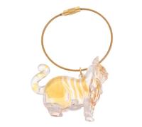 SHINEOFI Capsules pour Chats Flacon Transparent de Conservation des Poils de Chat Porte-clés Remplissable de Poils Animaux Souvenir