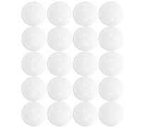 SHINEOFI Capsules Rondes Vides en Plastique Transparent et Blanc, Mini Contenants pour Distributeurs Automatiques, Compatibles Multi-modèles, Usage pour Loisirs Créatifs et Événements, Lot