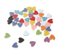 SHINEOFI Carreaux Mosaïque Cœur Céramique pour Décoration DIY Loisirs Créatifs Assorties pour Murs Miroirs Tables et Accessoires Décoratifs