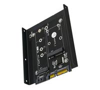 SHINEOFI Carte Adaptatrice SSD Msata M2 Sata3 Support 3, 5 Pouces