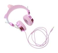 SHINEOFI Casque Audio Licorne pour Garçon et Filles, Strass et Micro, Rose | ABS et Pvc, Wire Haute Élasticité et Anti-gel, Usage Vidéo ou Présent, 30mw, Sensibilité 95 Db Couleur Aléatoire