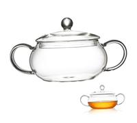 SHINEOFI Casserole Verre avec Couvercle Résistant Chaleur Marmite de Cuisson pour Induction Batterie de Cuisine Compacte pour Soupes et Bouillons Usage Familial et Convivial