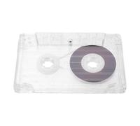 SHINEOFI Cassette Audio Vierge de Remplacement 45 pour Enregistreurs | Noyau Noir en Plastique, Format 10,00x6,50x1,20cm, Archivage et Musique