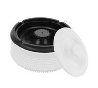 SHINEOFI Cendrier Intelligent Purificateur Air Automatique sans Fumée Multifonction pour Intérieur Extérieur Voiture Bureau Maison Filtre Anti-odeurs Design Rétro Élégant Blanc Crème