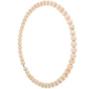 SHINEOFI Cerceau en Bois Khaki Perles pour Couronne Décorative Diy, Résistant la Décoloration, Design Attrape-rêves pour Décoration de Fête de Noël
