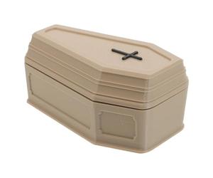 SHINEOFI Cercueil sans Bords Tranchants en Résine pour Petits Animaux Couleur Kaki, Structure Stable pour Enterrement et Cérémonies D'adieu des Hamsters
