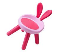 SHINEOFI Chaise Haute pour Garçon et Filles Dossier Ergonomique, Siège Dur Rose, Antidérapante, pour Maternelle et Maison, Tabouret Garçon et Filles 1 Pièce, Sécurité et Confort