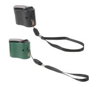 SHINEOFI Chargeur de Téléphone USB à Manivelle Portable 2 Pièces, Générateur Manuel Compact avec Lumière LED, Alimentation Portable pour Exploration et Activités Outdoor