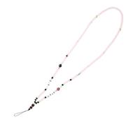 SHINEOFI Charm de Téléphone Portable Perles avec Œil et Lettres Love Lanière Élastique pour Accessoires de Mode et Pratique pour Anniversaire et Événements Spéciaux